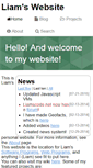 Mobile Screenshot of liamscode.net
